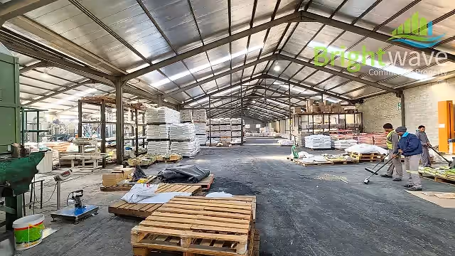 1307 m2 industrial to let at 5 Morgenster Street in Brackenfell, warehouse interior.