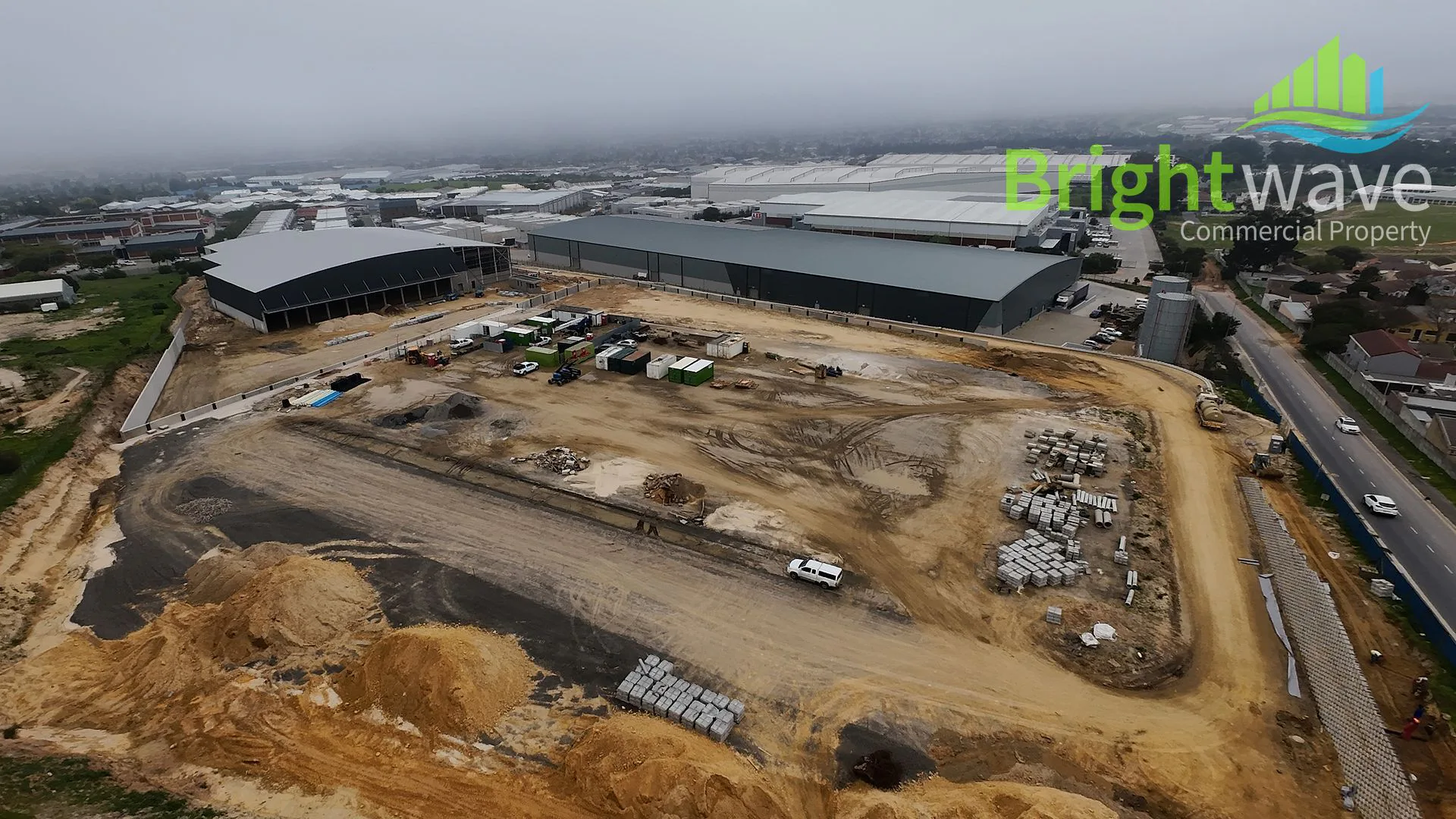 Open plan industrial area at Capricorn Crest Park