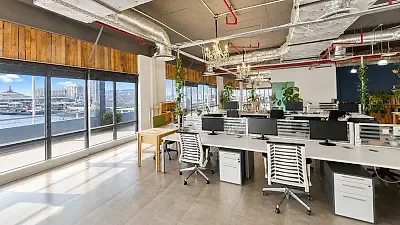 Office layout at The Clock Tower, V&A Waterfront
