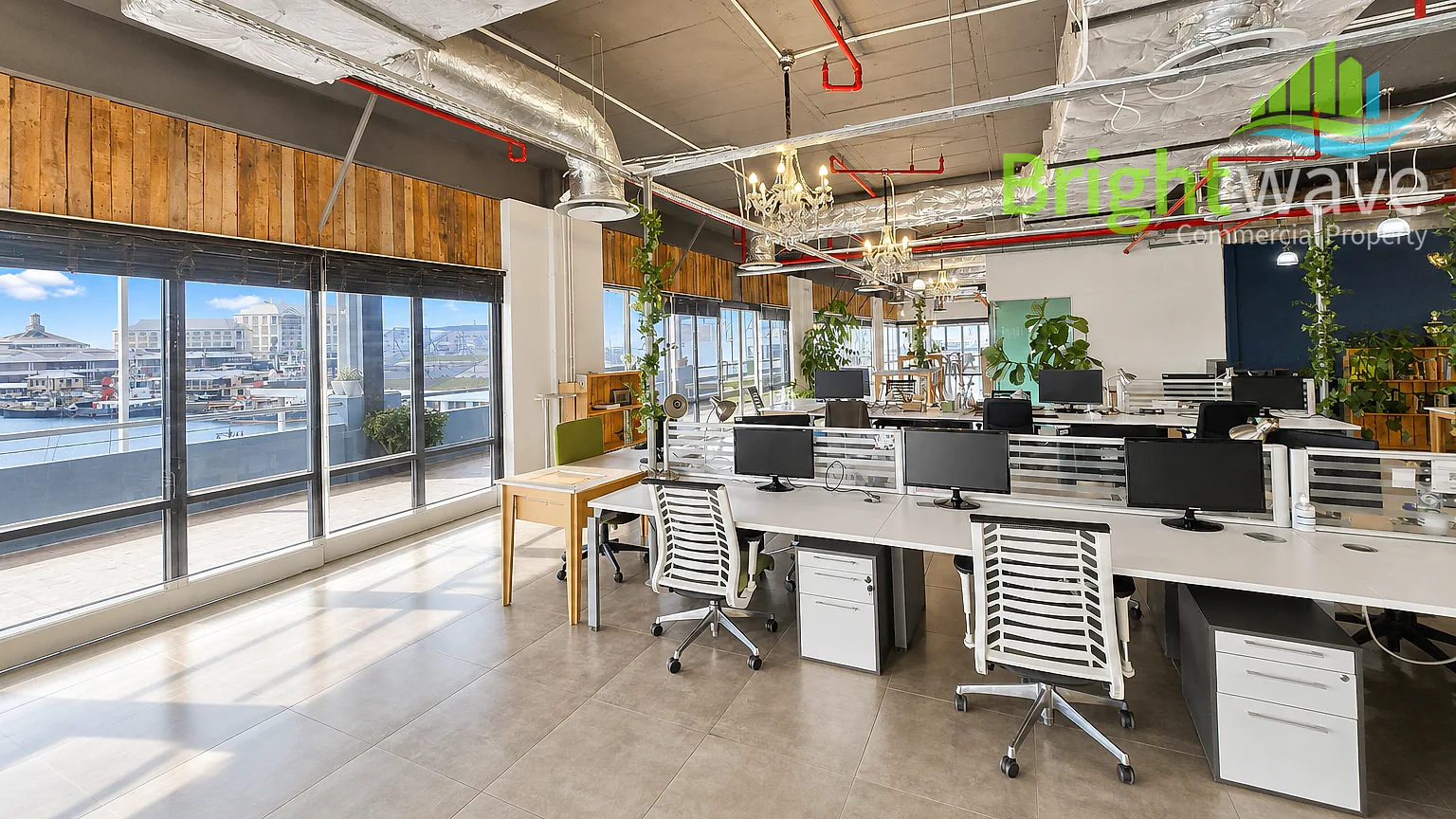 Office layout at The Clock Tower, V&A Waterfront