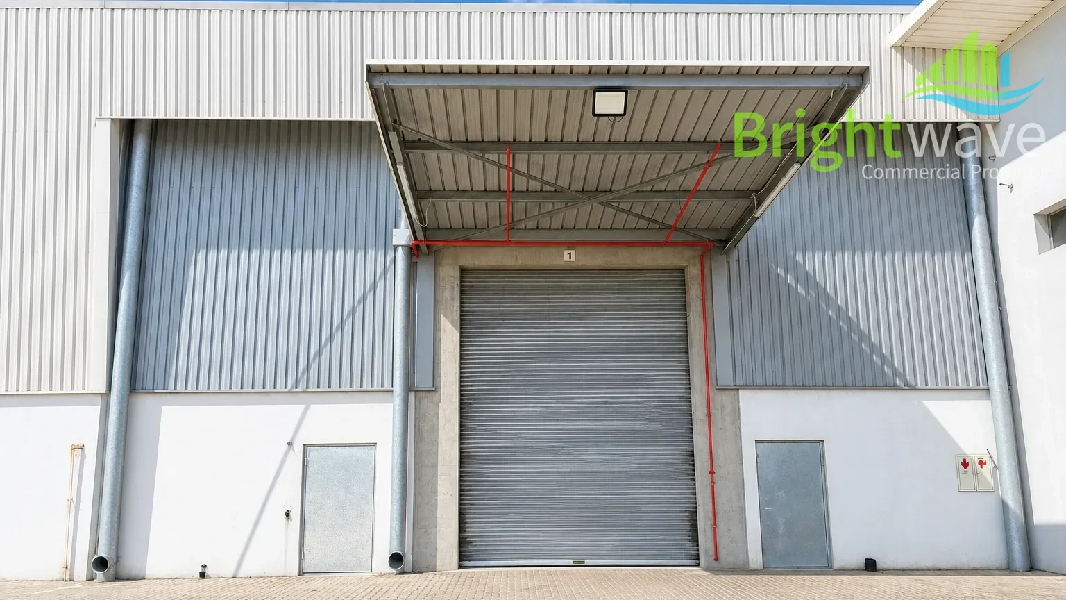 Open plan industrial area at Racecourse Gardens Industrial Park