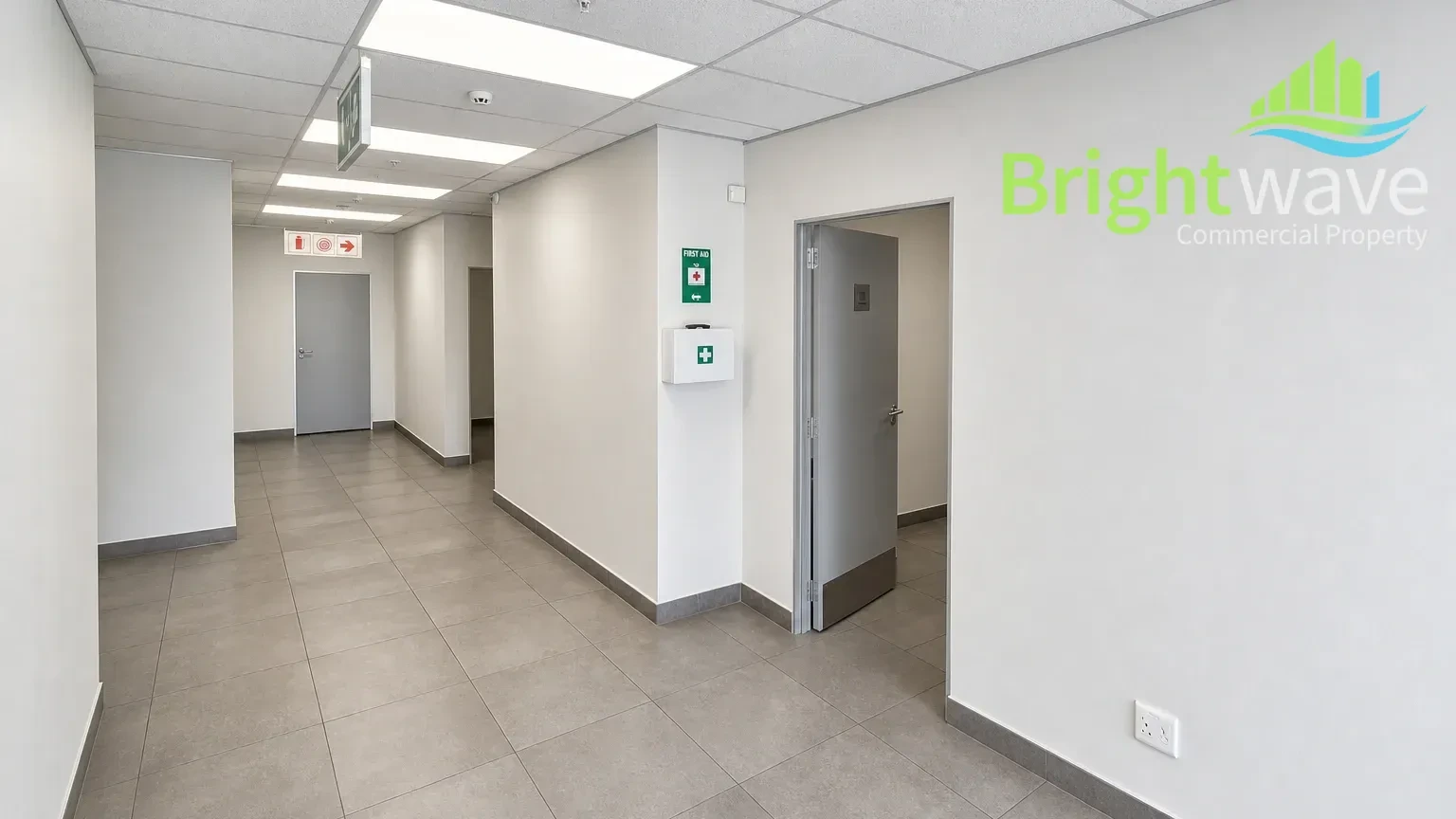 Open plan industrial area at Montague Park