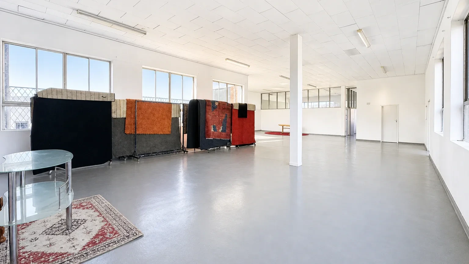 Open plan office area at Skeitex Building