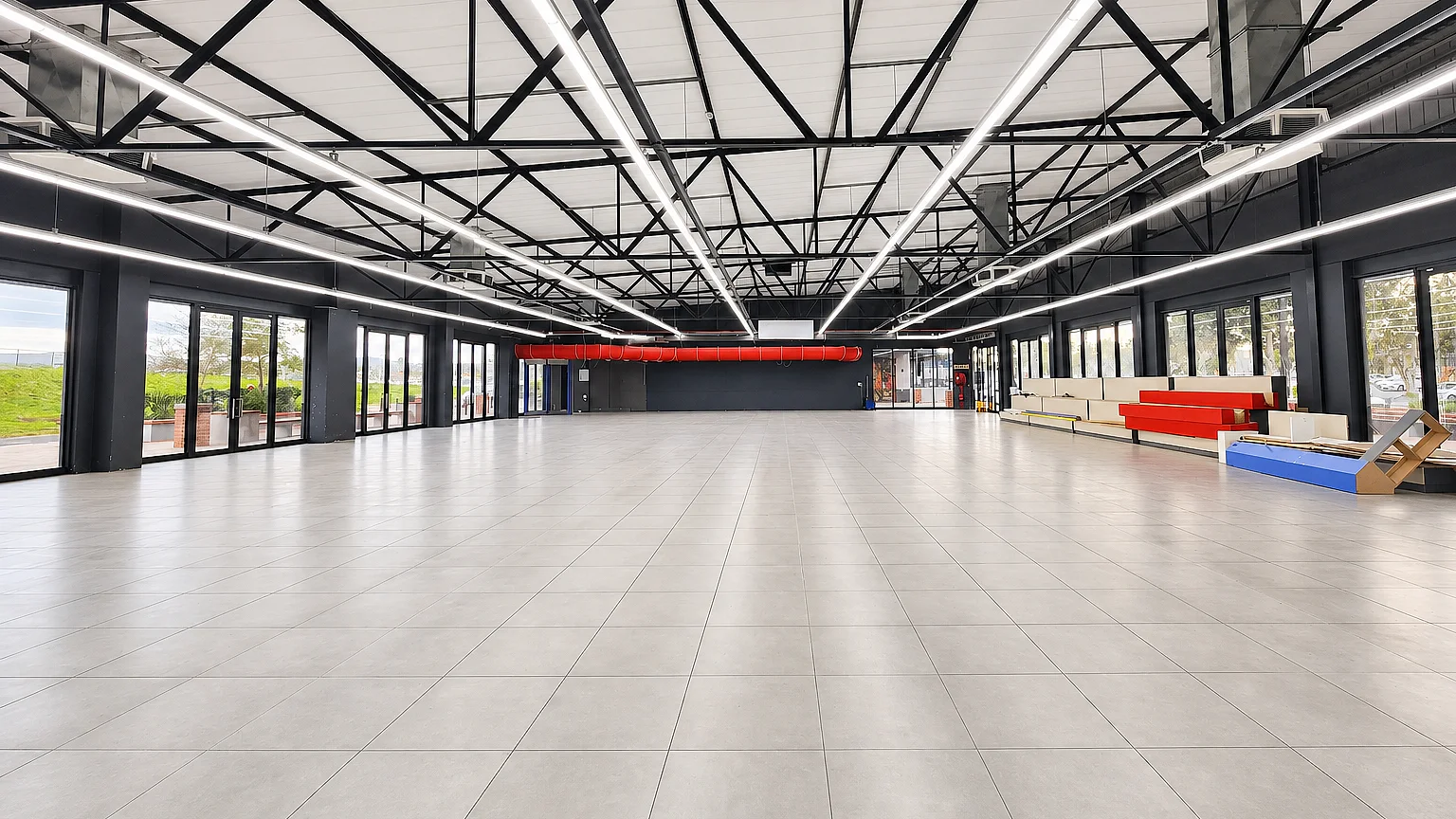 Open plan retail area at Brackenfell Shopping Centre