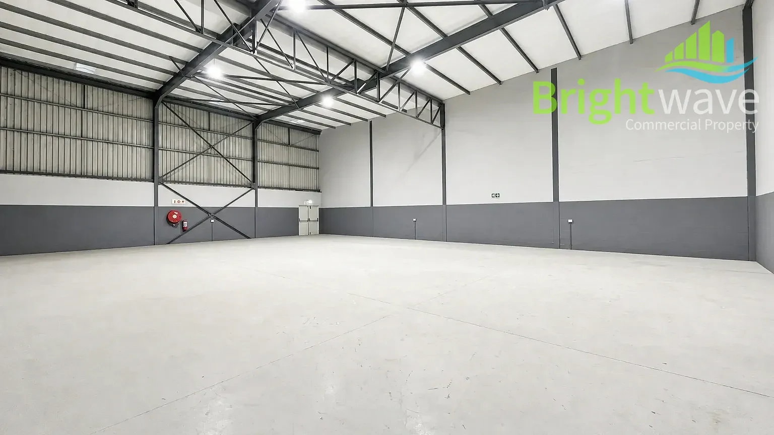Open plan industrial area at Willow Park