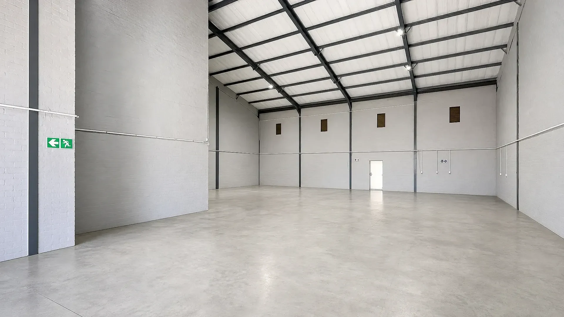 Open plan industrial area at Willow Park