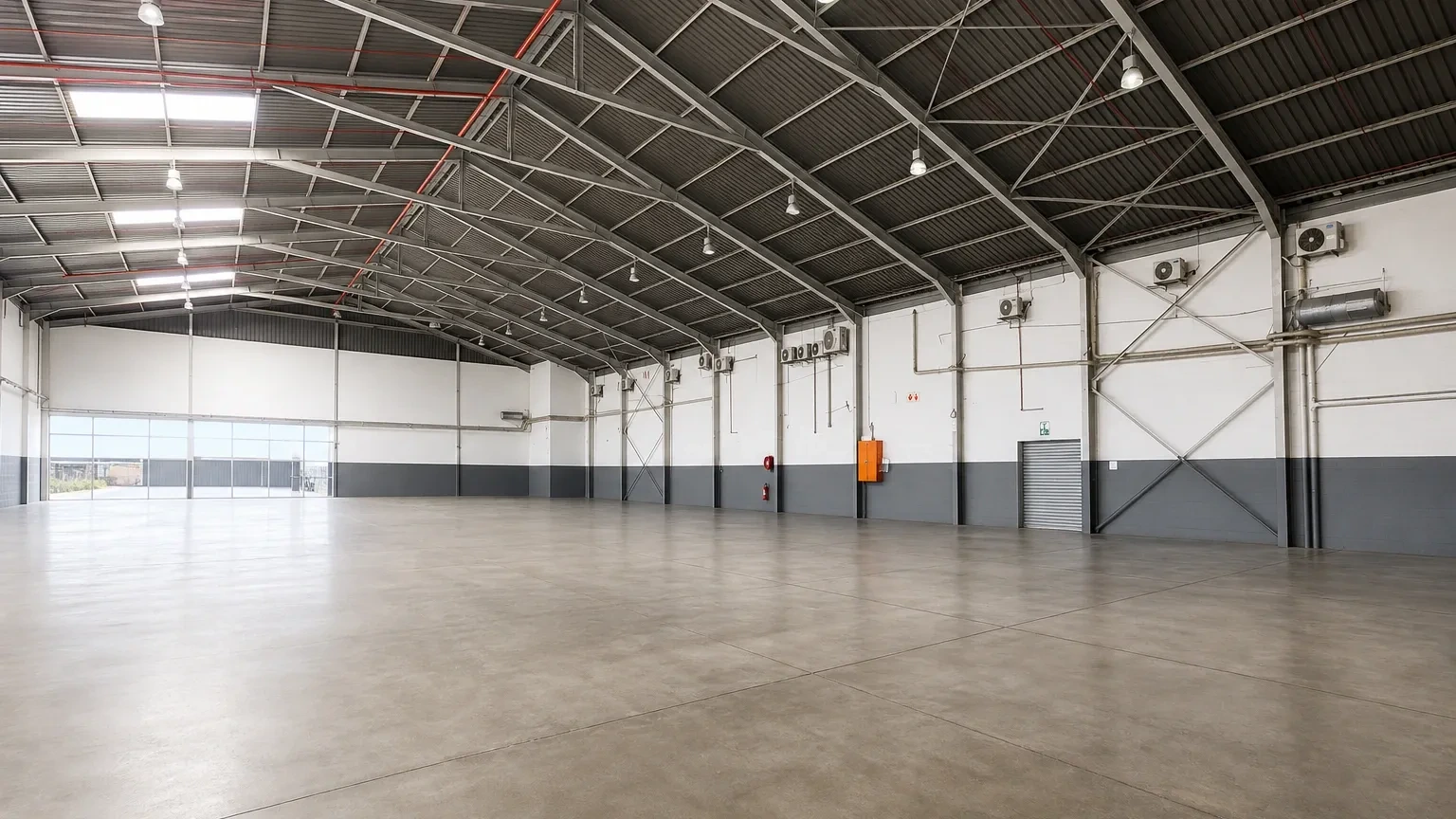 Open plan industrial area at 115 Manhattan Street