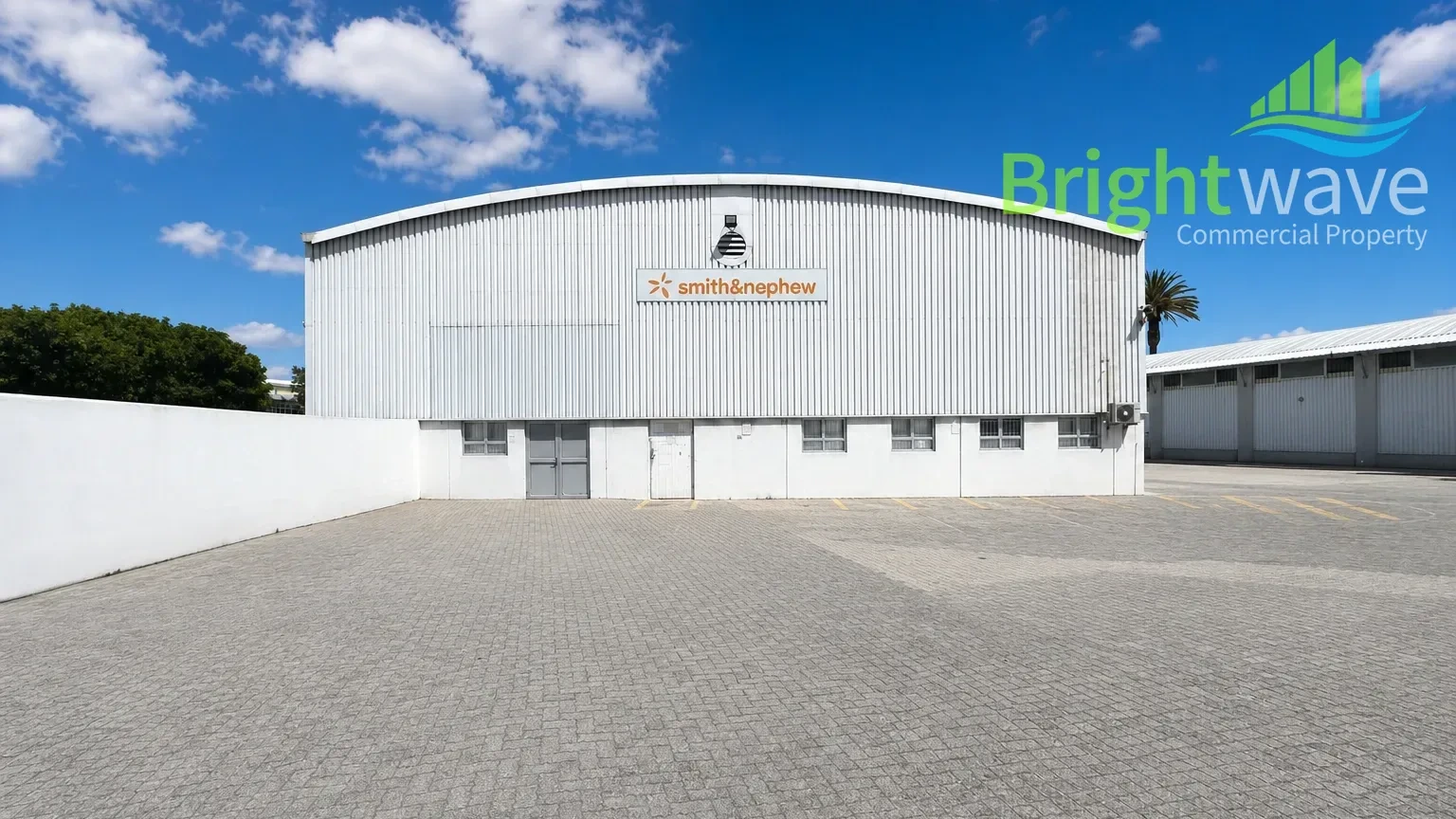Open plan industrial area at Rainbow Park