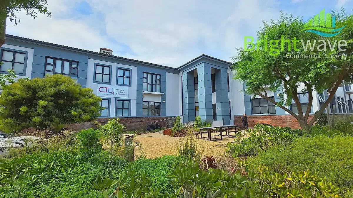 220 m2 office to let at The Estuaries in Century City, exterior interior.
