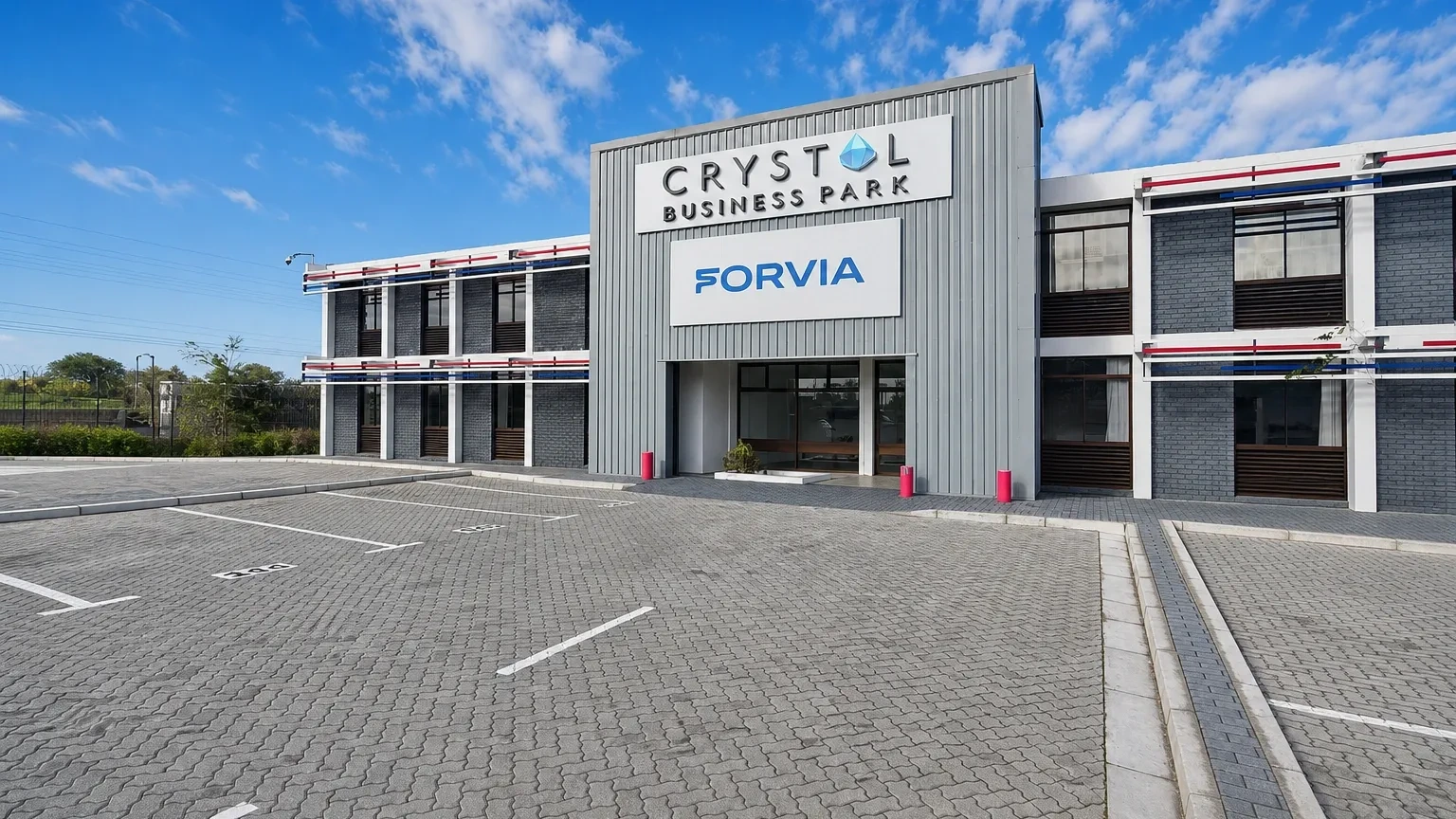 Interior of office space at CRYSTAL BUSINESS PARK