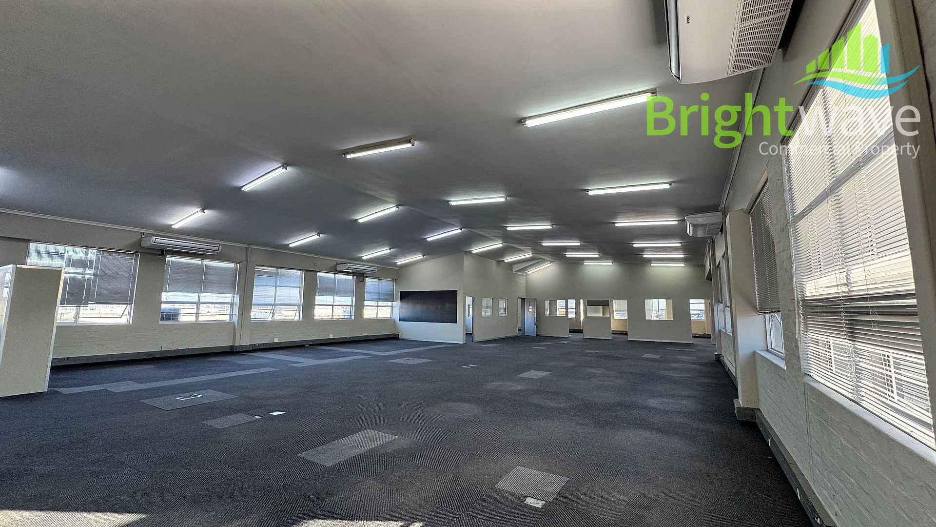 Open plan office area at 329 Voortrekker Road