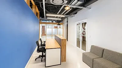 Office layout at Longkloof Studios, Gardens