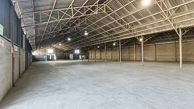 Interior of industrial space at 37 Lichtenburg Road