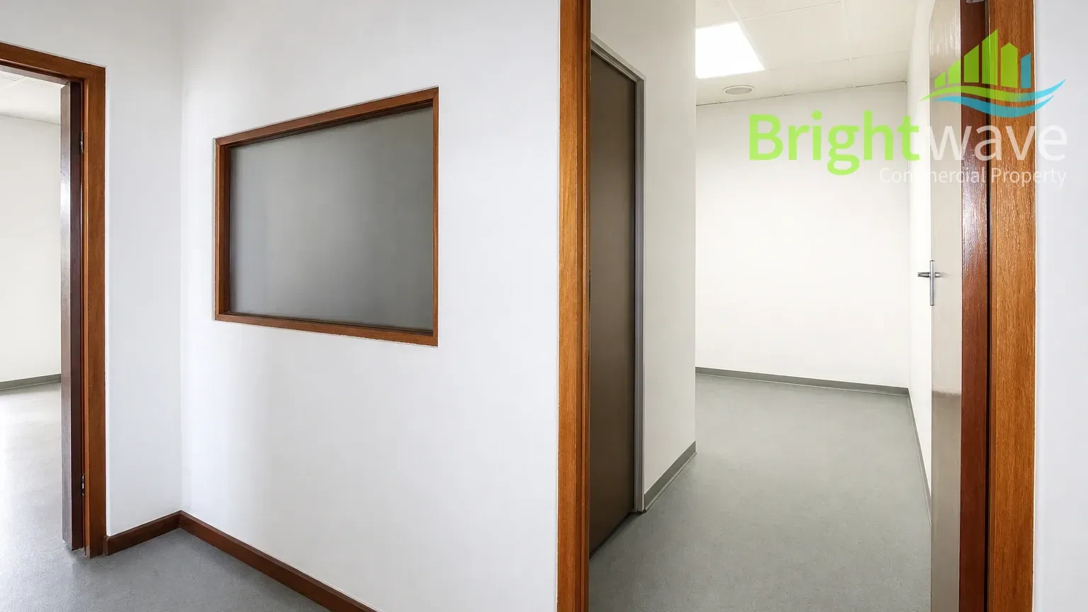 Open plan office area at Collingwood Place