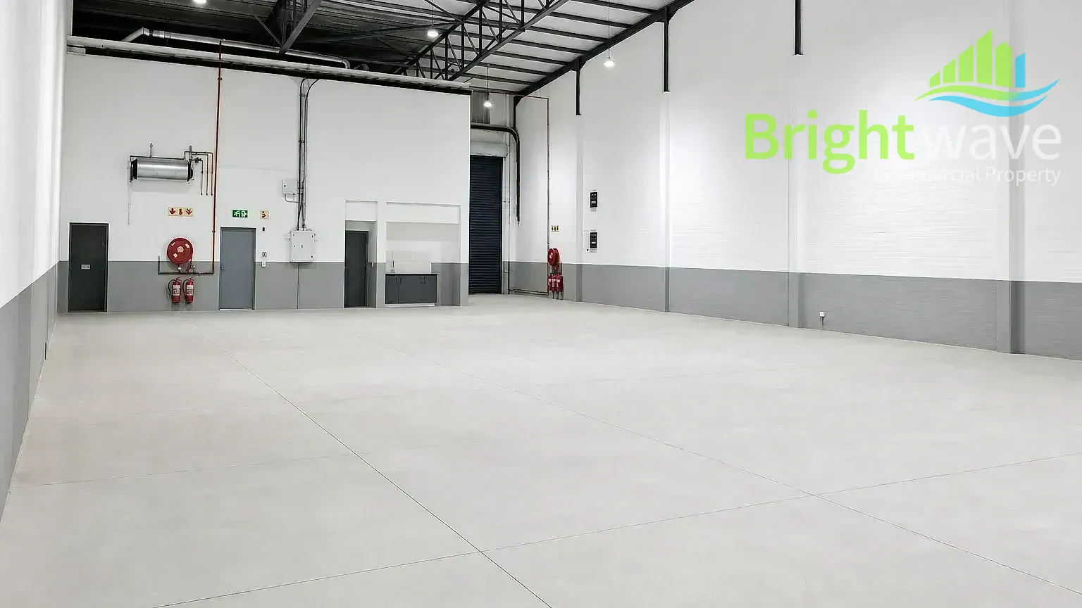 Open plan industrial area at River's Edge Business Park