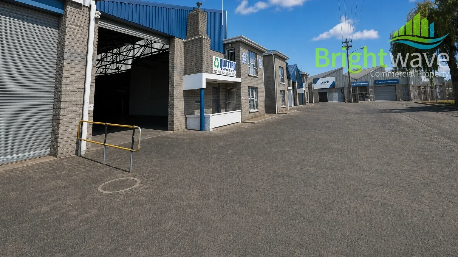 Interior of industrial space at Tedric Park