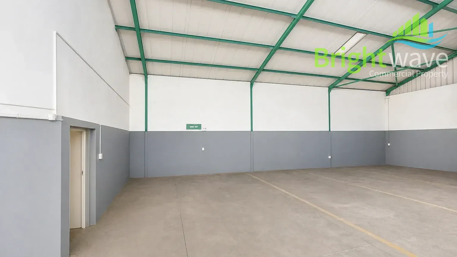 Open plan industrial area at Tedric Park
