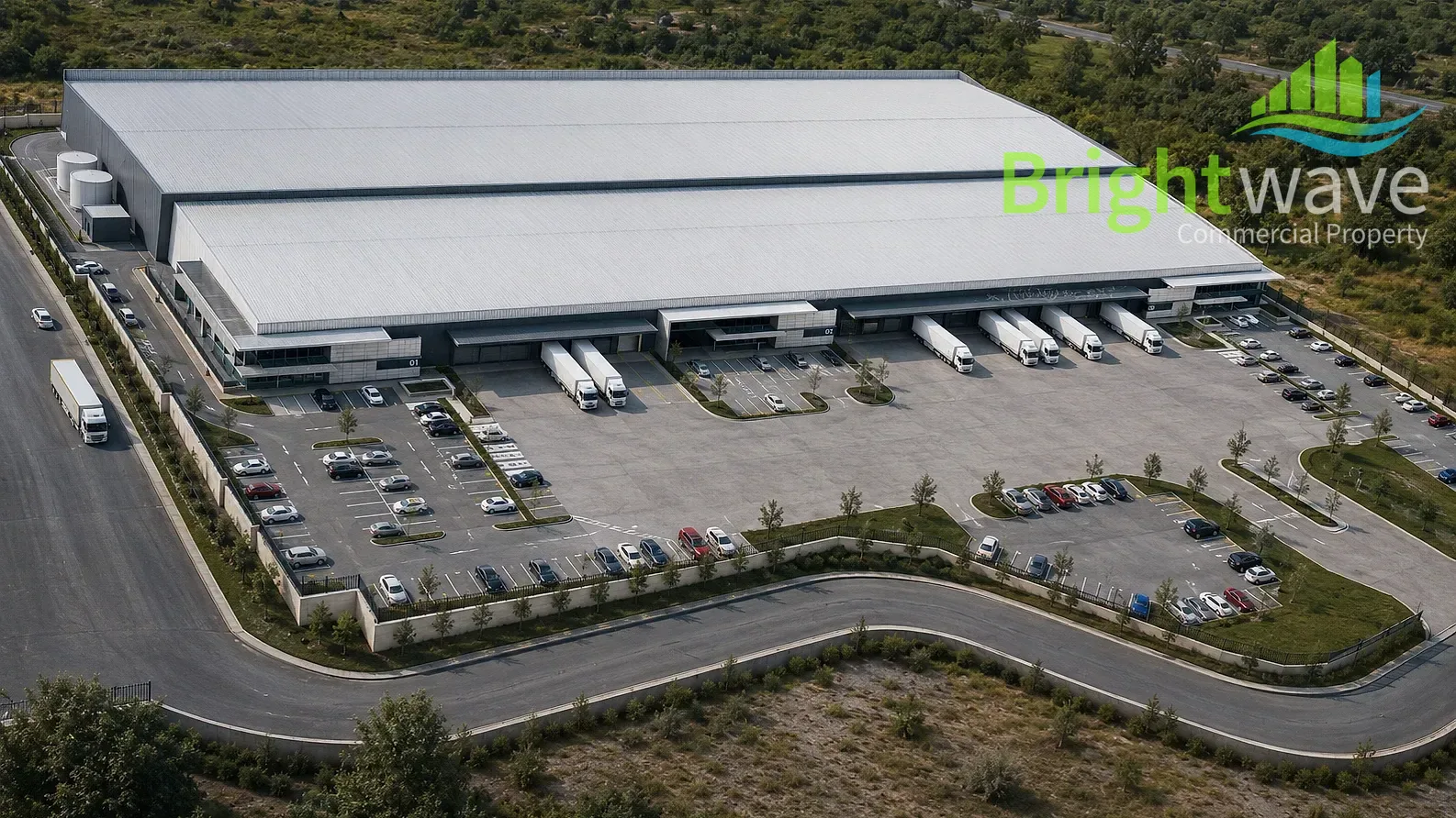 Interior of industrial space at Atlantic Hills  Business Park