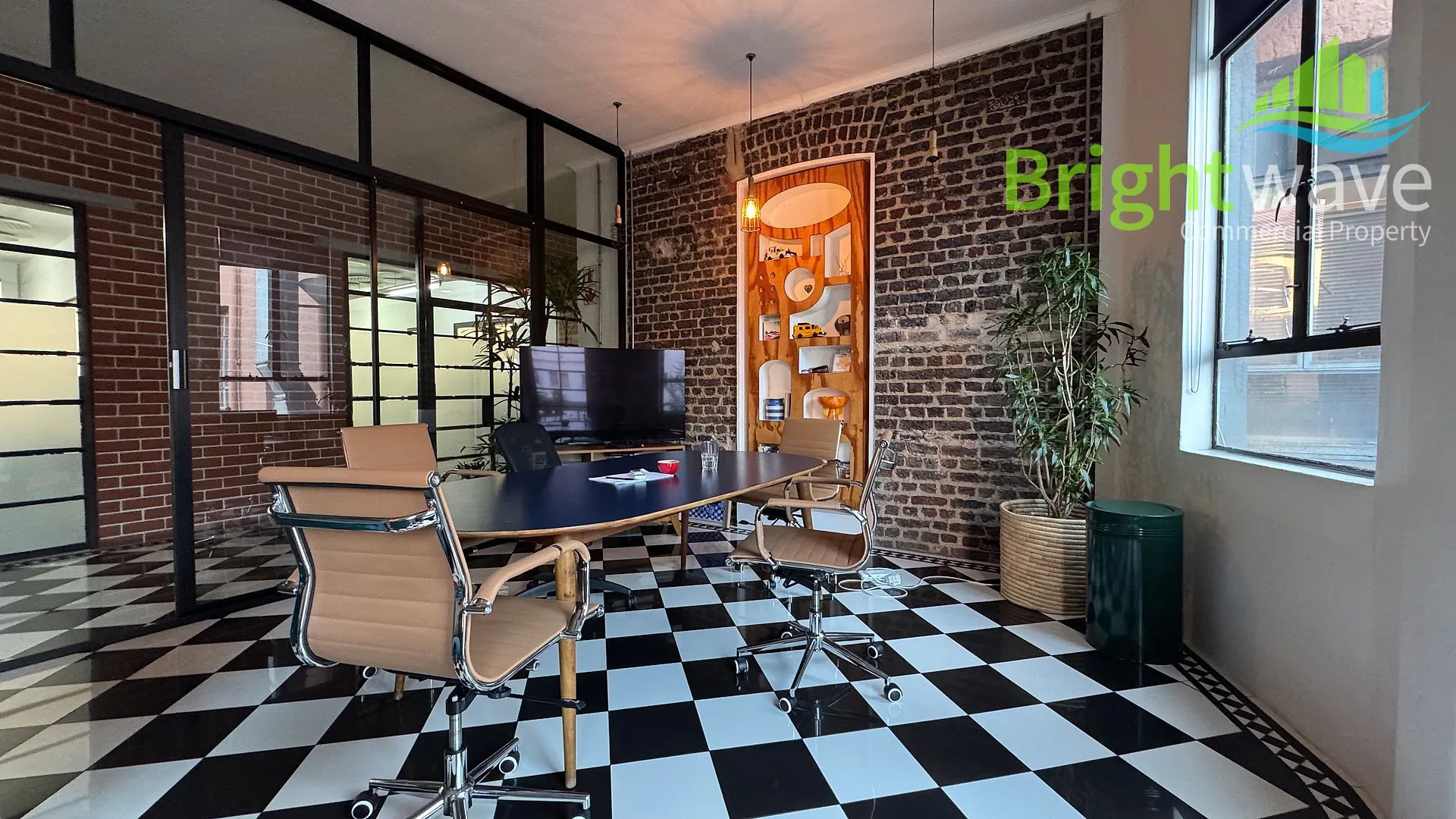 Open plan office area at Castle Mews