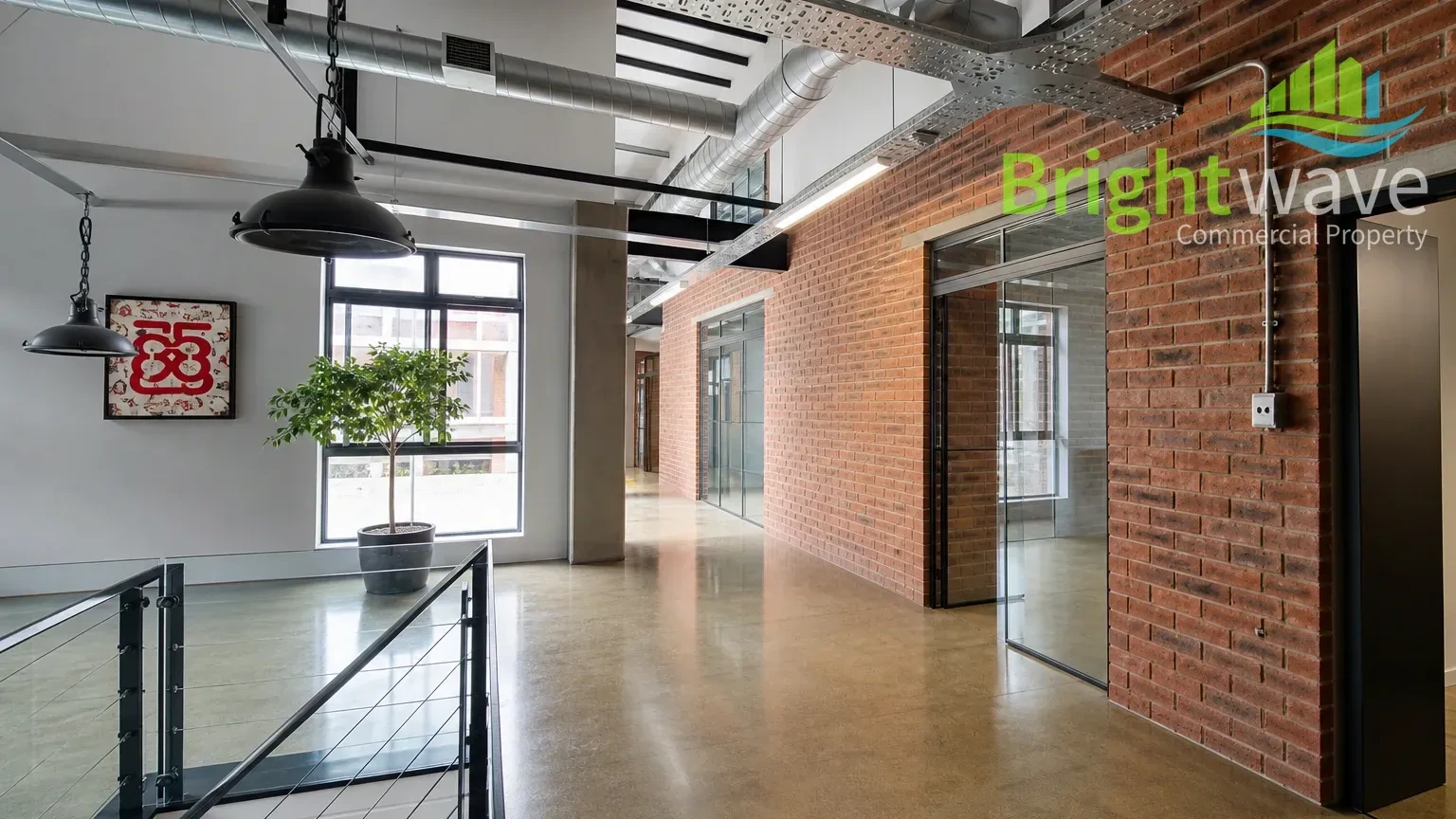Open plan office area at Fairland House