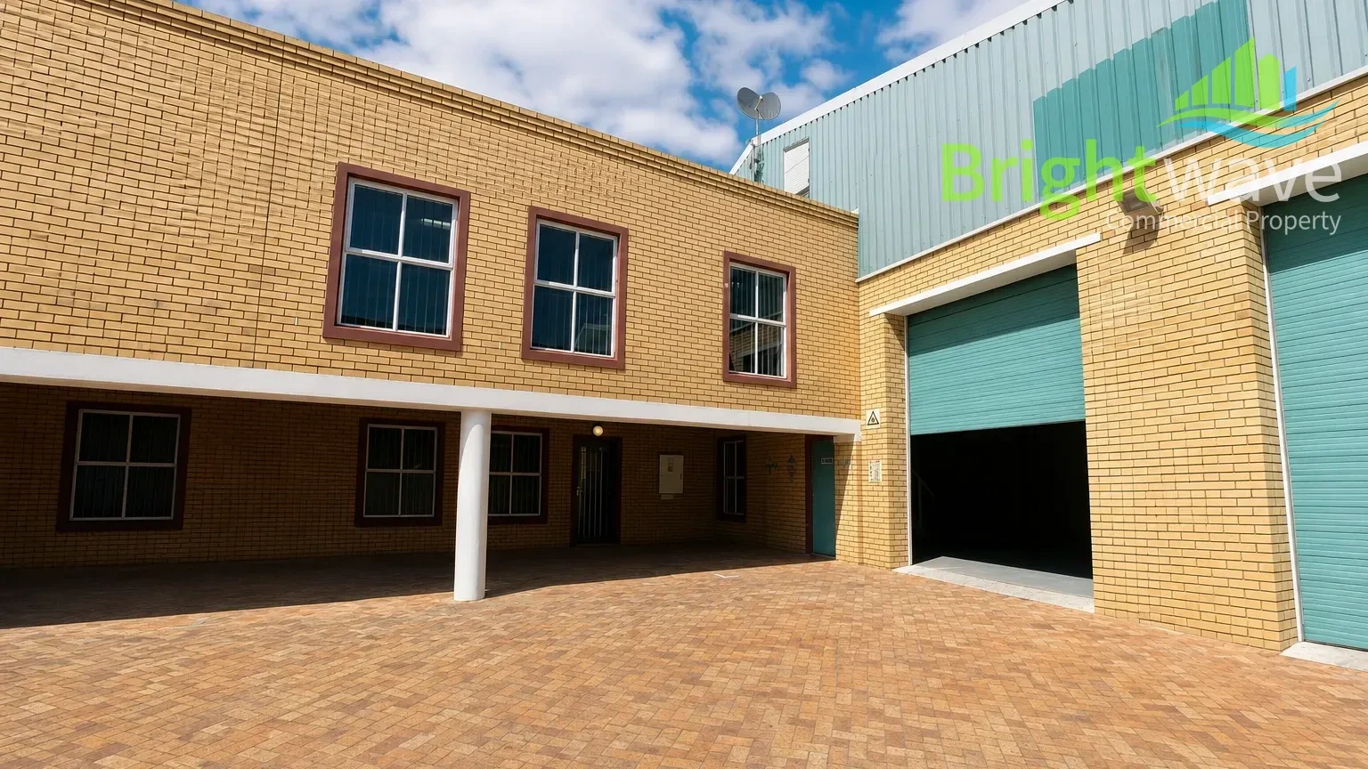 Interior of industrial space at Woodbridge Business Park