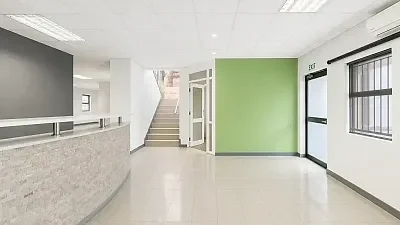 Open plan office area at 283 Durban Road