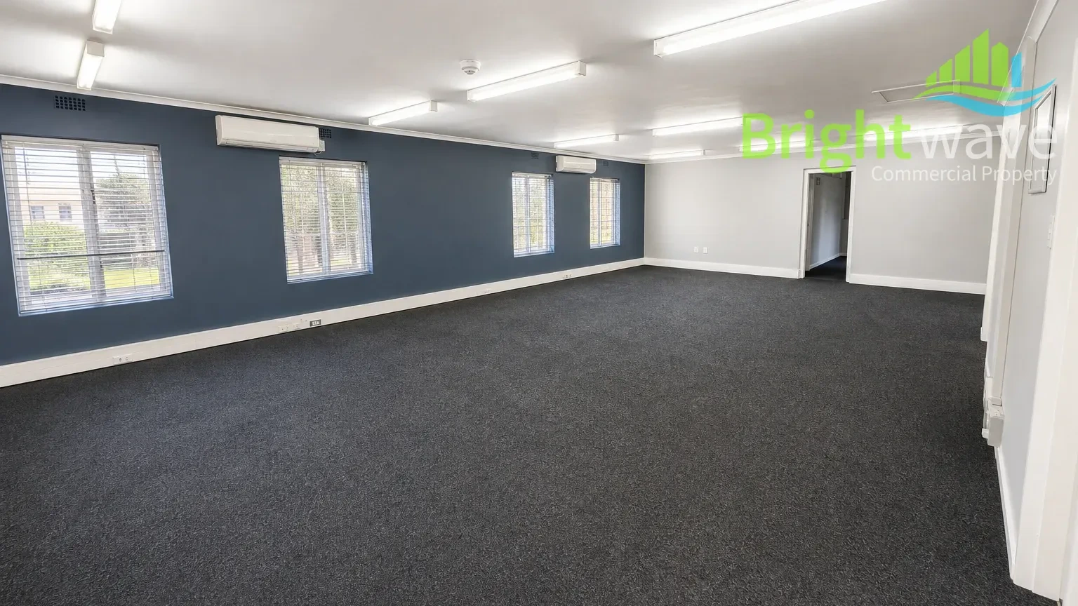 Open plan office area at Vine Park