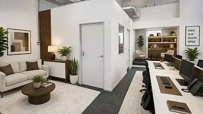 Office layout at Cruise Terminal, V&A Waterfront
