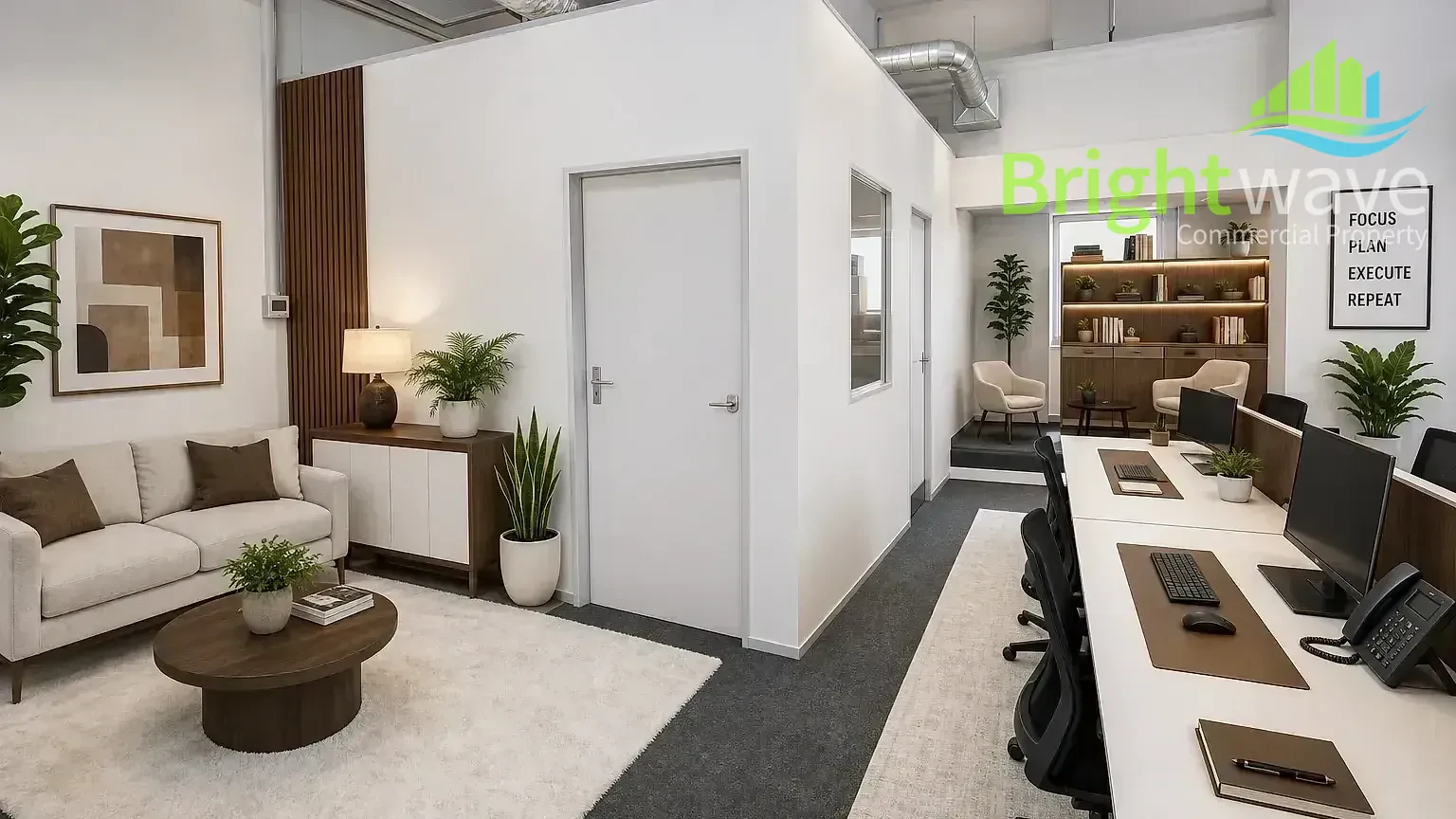 Office layout at Cruise Terminal, V&A Waterfront