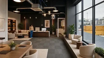 Office layout at Cruise Terminal, V&A Waterfront