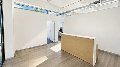 Open plan office area at Cruise Terminal