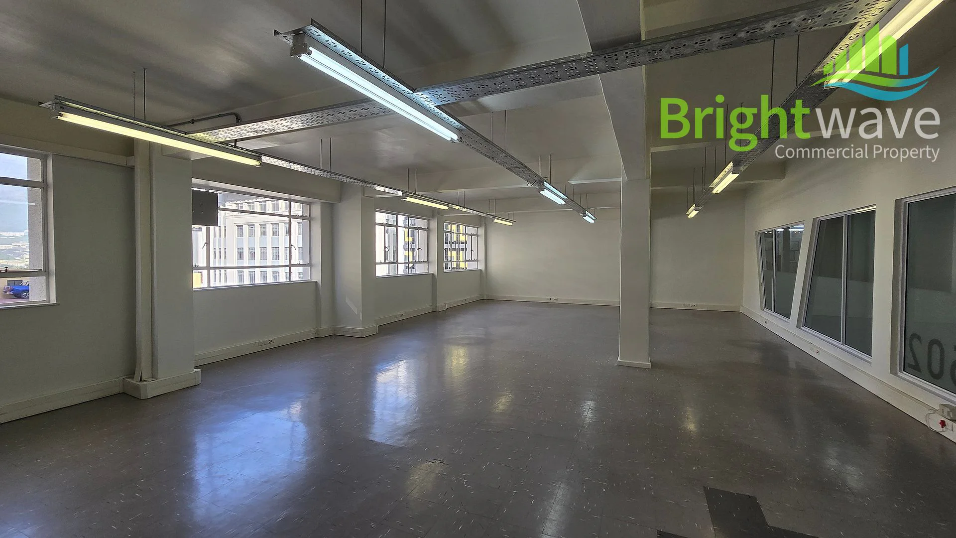 Open plan office area at The Landing