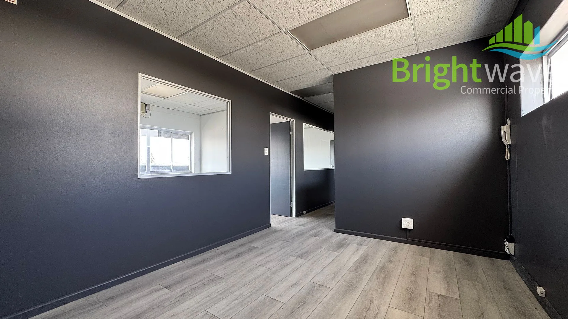 Open plan office area at Burpark