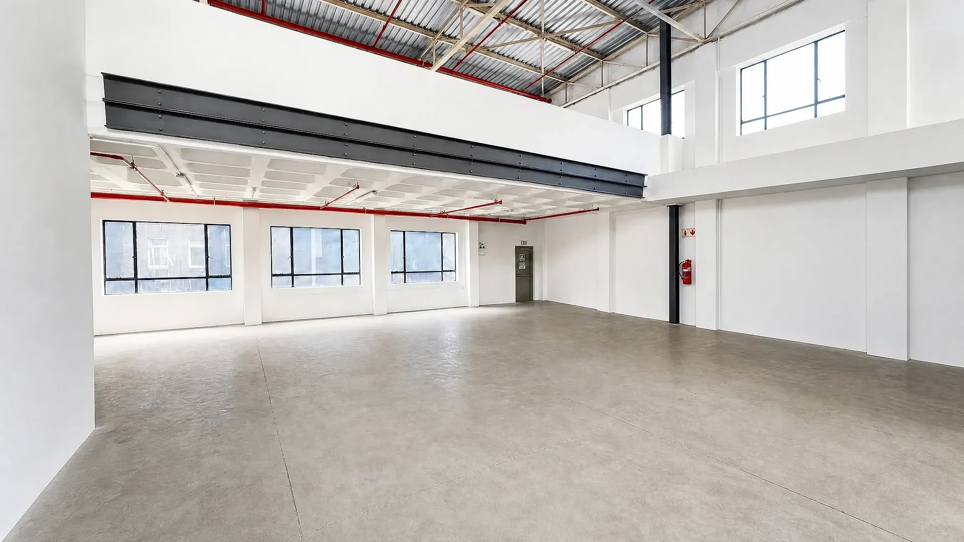 Interior of industrial space at 29 Range Road