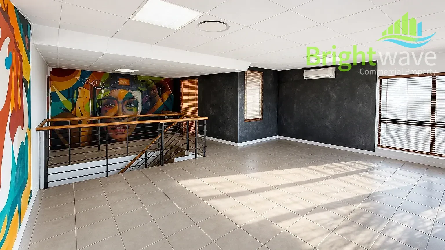Open plan office area at Vision House