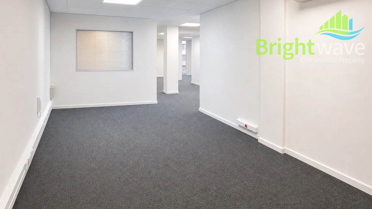 Open plan office area at 21 on Blaauw