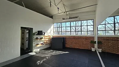 Open plan office area at Earthlife Building