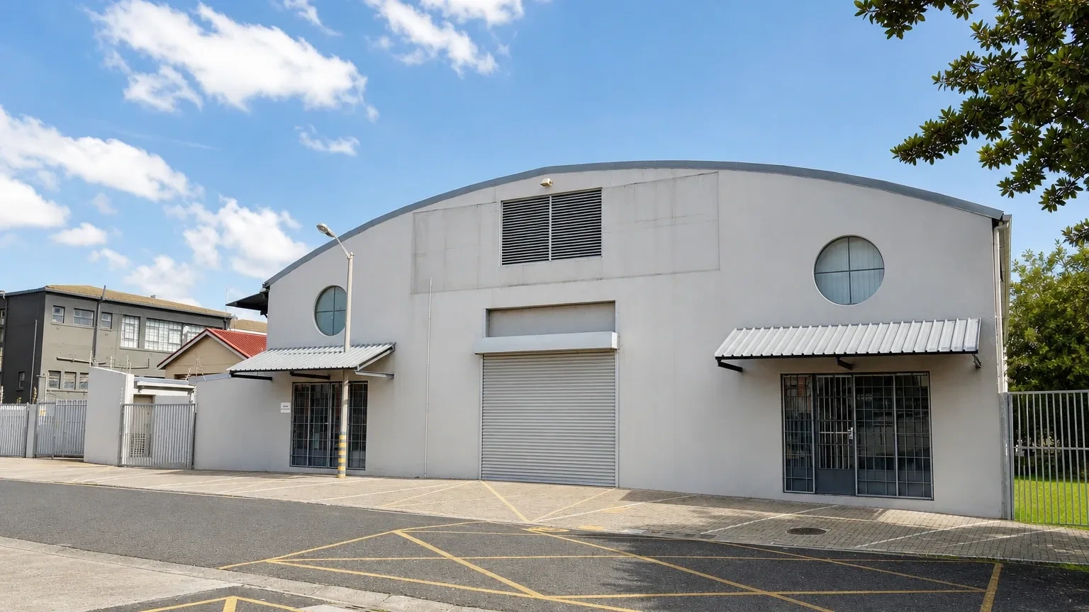 Interior of industrial space at 5 Louis Glassman Road