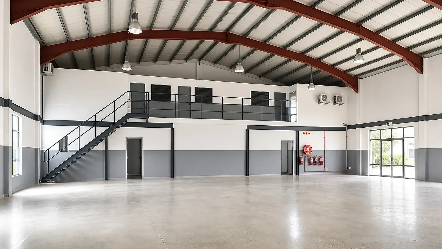 Open plan industrial area at 5 Louis Glassman Road