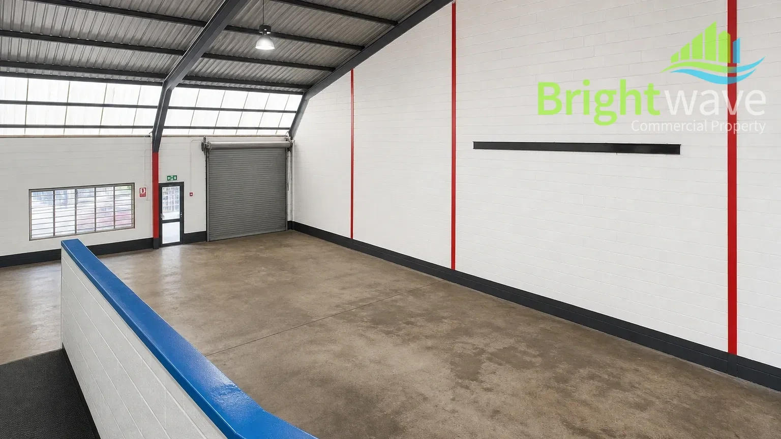 Open plan industrial area at Manfeld Park
