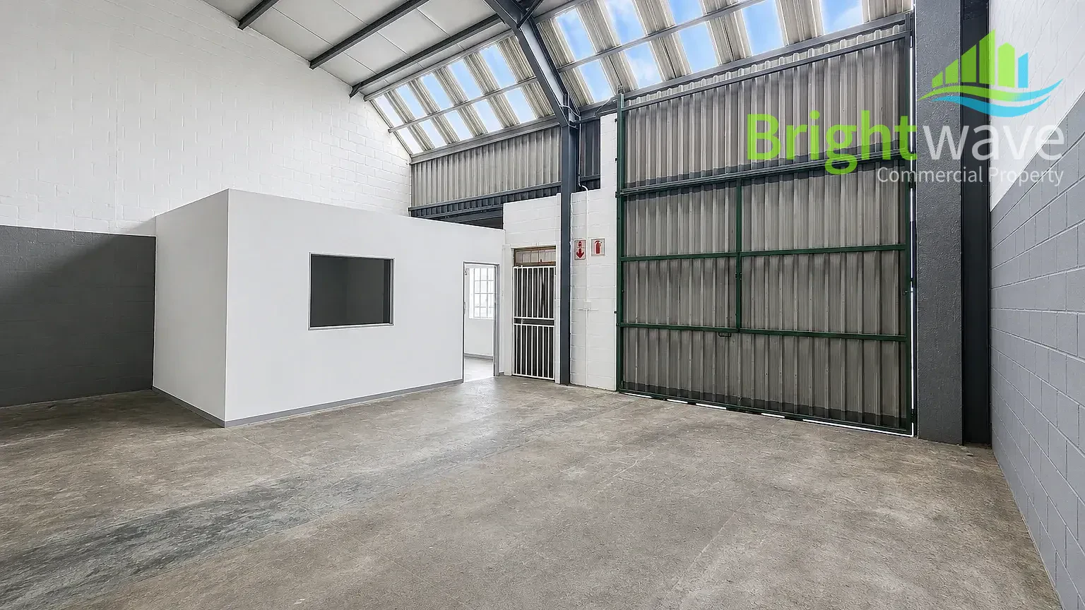 Open plan office area at 33A Montague Drive