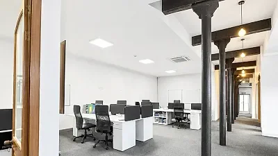 Office layout at Mill House, Cape Town CBD