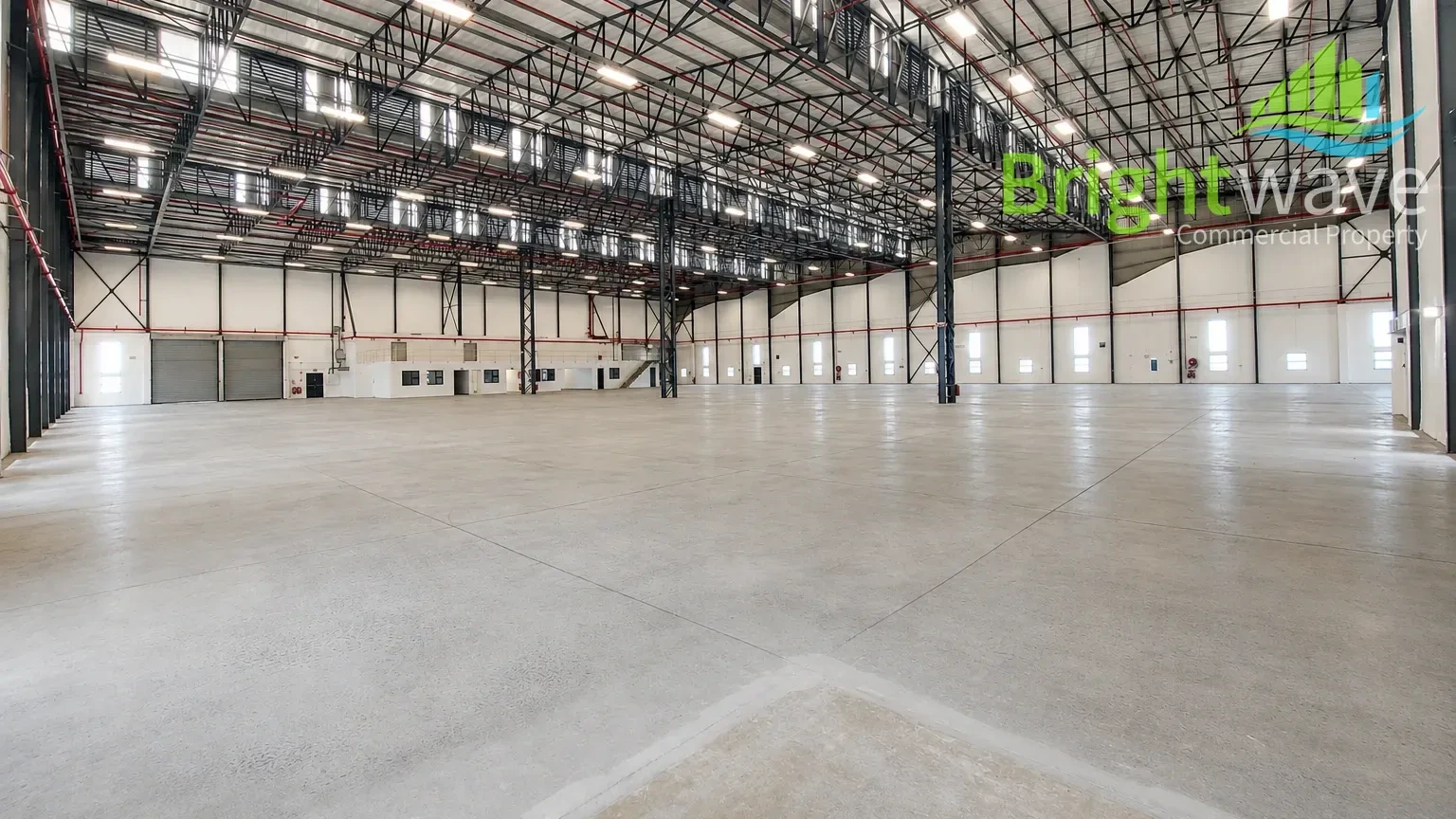 Open plan industrial area at 32 Montreal Drive | Airport City