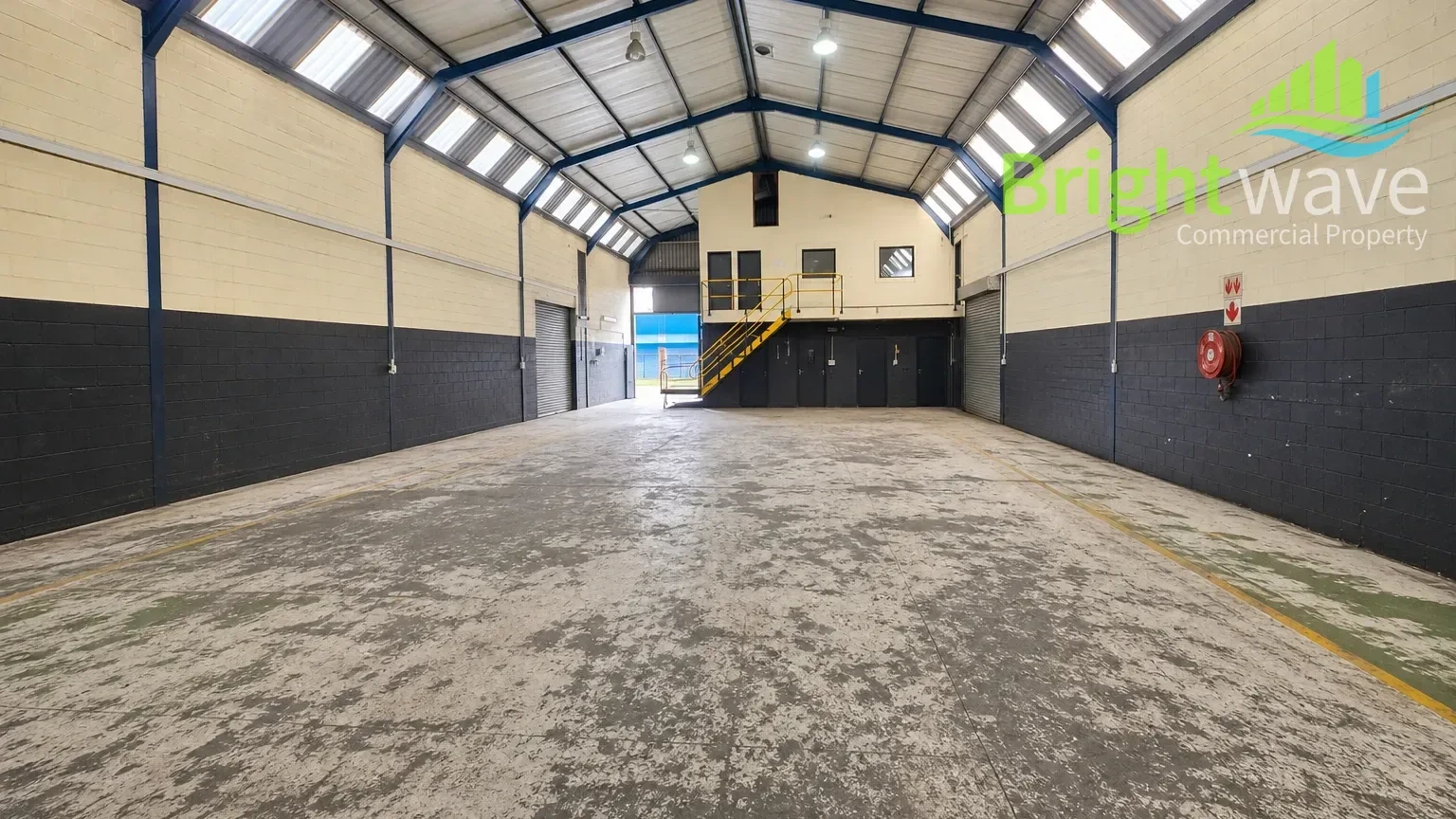 Interior of industrial space at 10 Stella Road