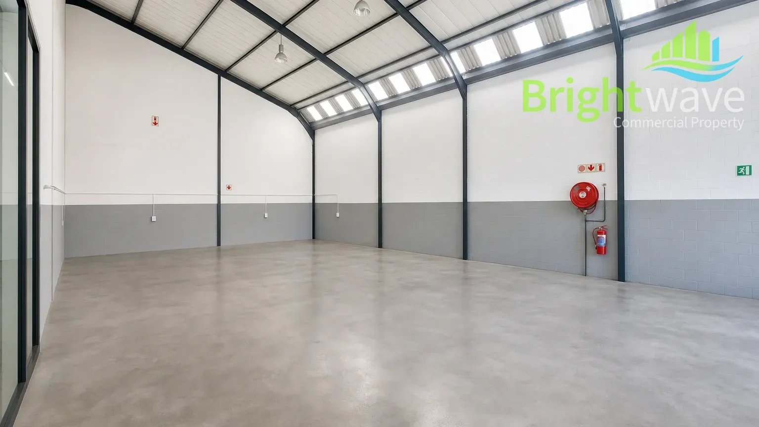 Open plan industrial area at 66A&B Kyalami Drive