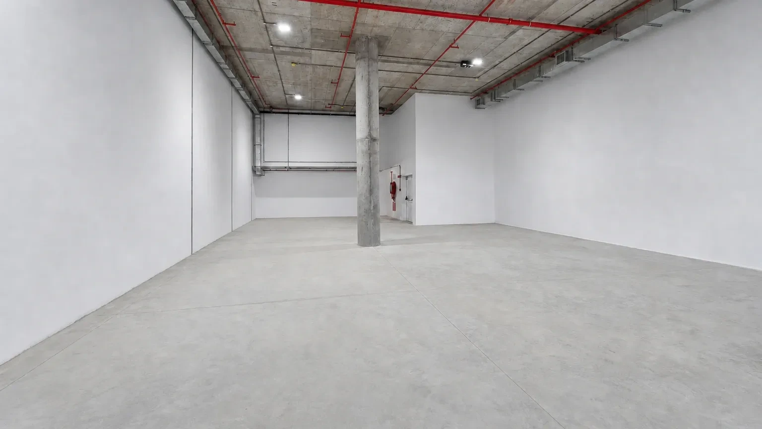 Open plan retail area at Maritime Place