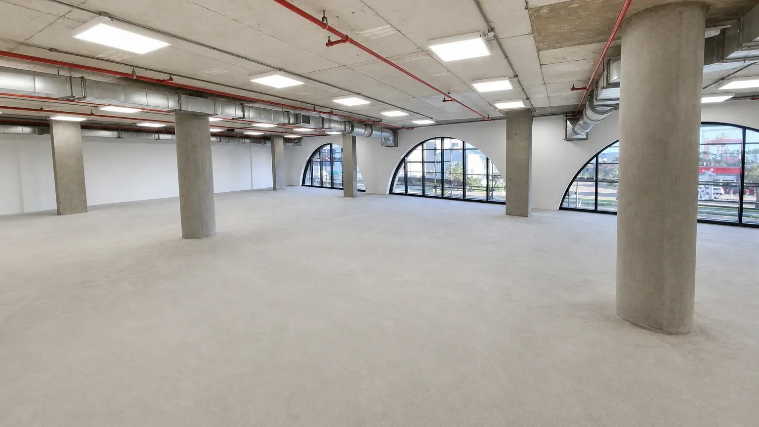 Open plan office area at Maritime Place