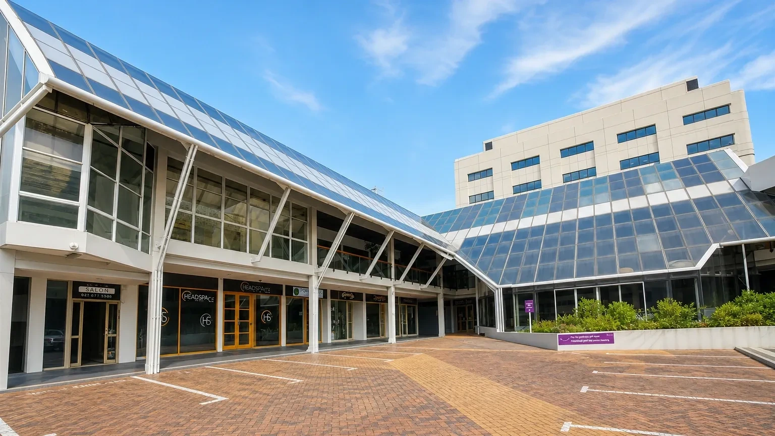 Interior of retail space at Cavendish Close