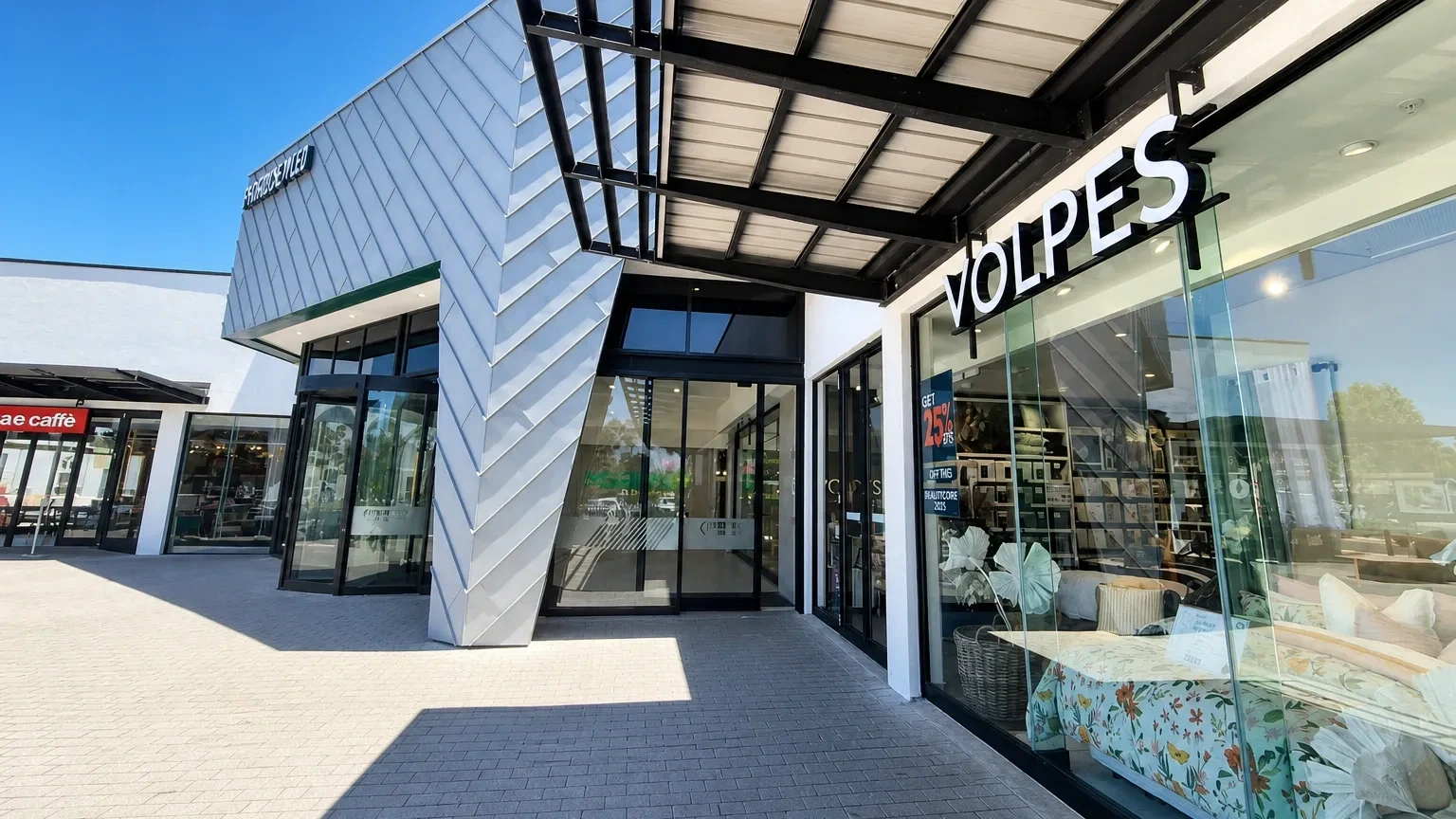 Interior of retail space at Paardevlei Sentrum