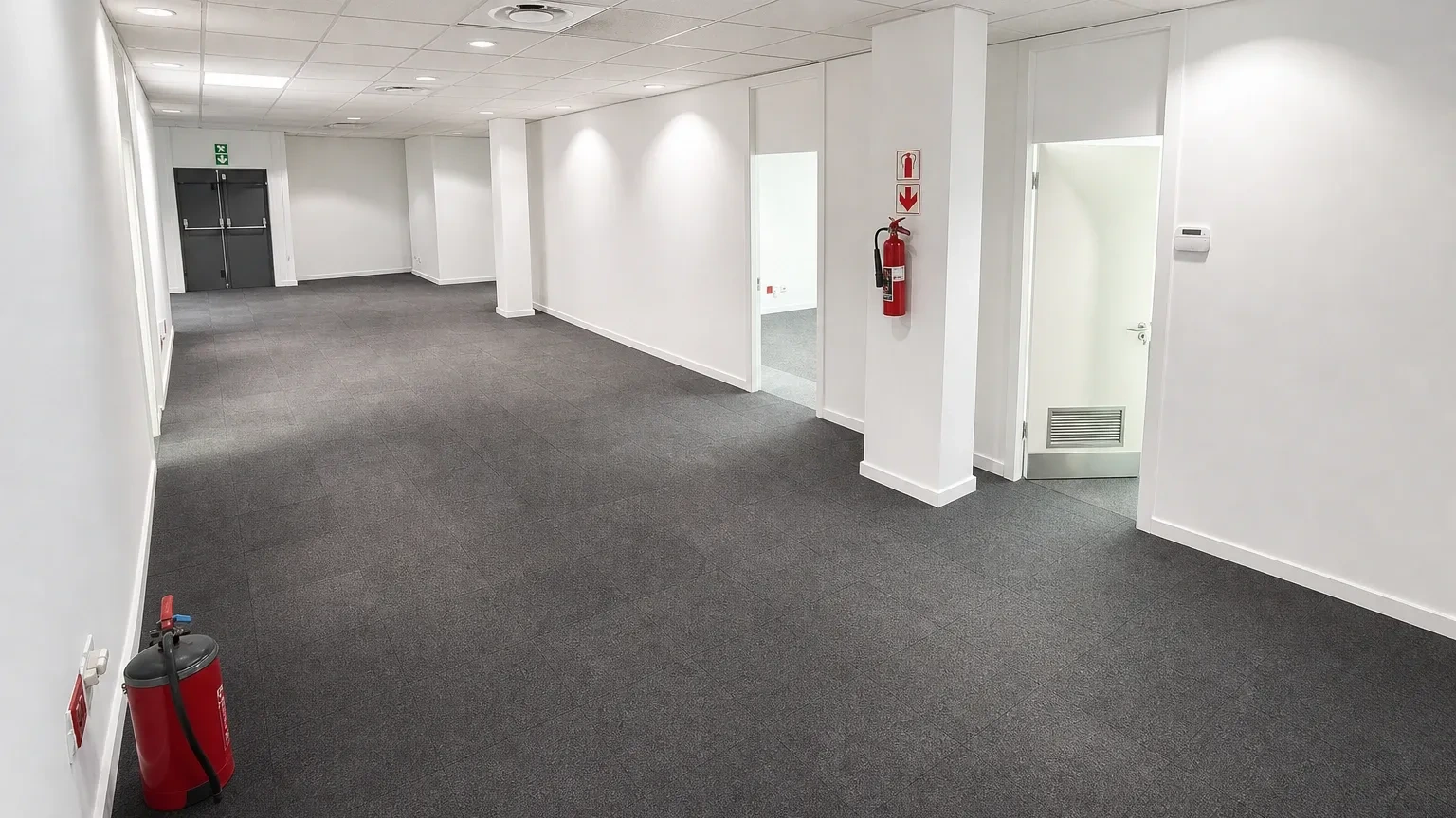 Interior of office space at CHB Building